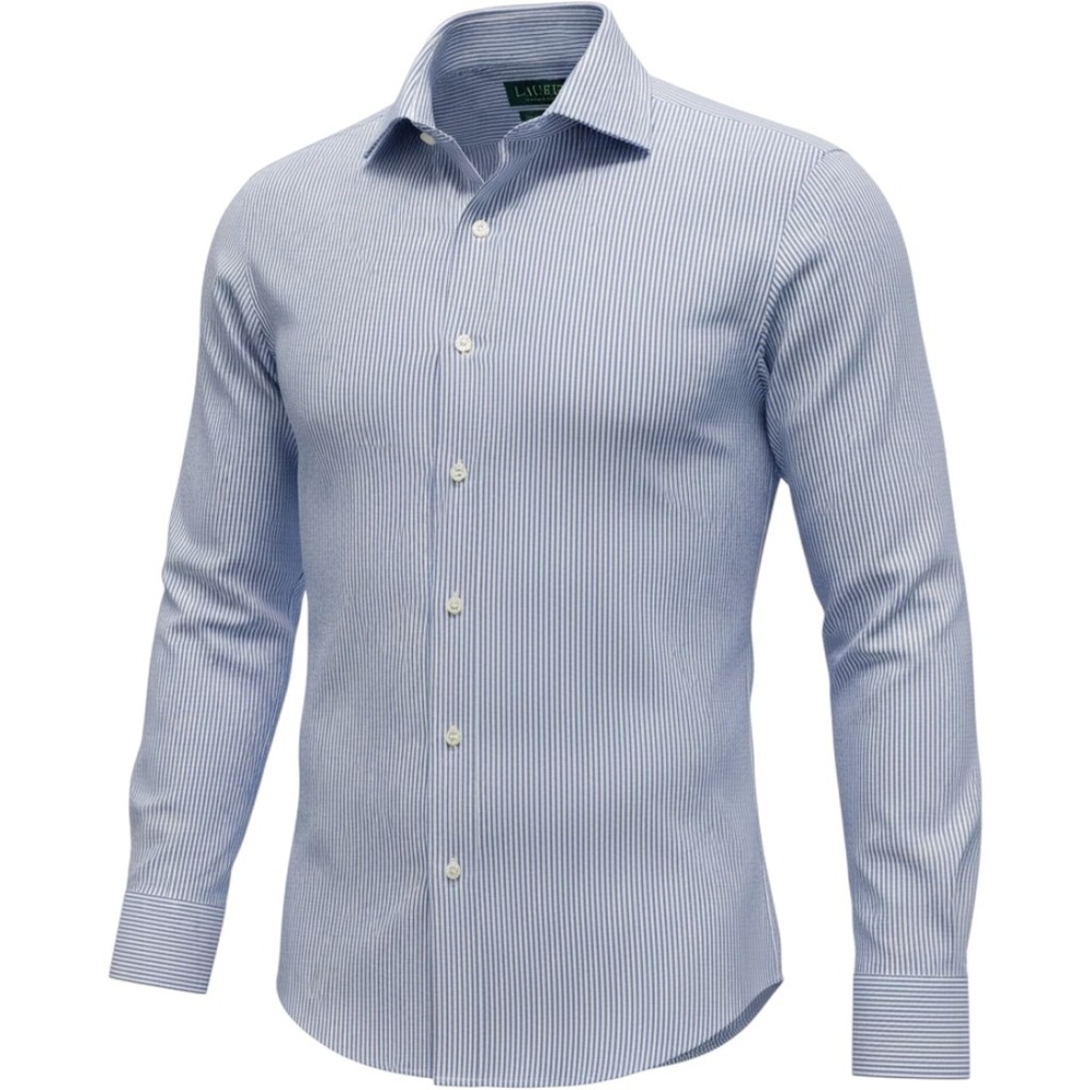 Lauren Ralph Lauren Men's Classic Fit Striped Stretch‎ Dress Shirt 16 34/35